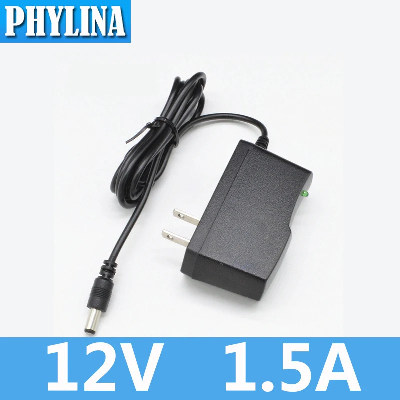 

1PCS 100-240VAC 12VDC 1.5A Power Adapter Applicable Set-top Box Router Game Console High Quality 12V 1.5A PowerAdapter Hot Sell