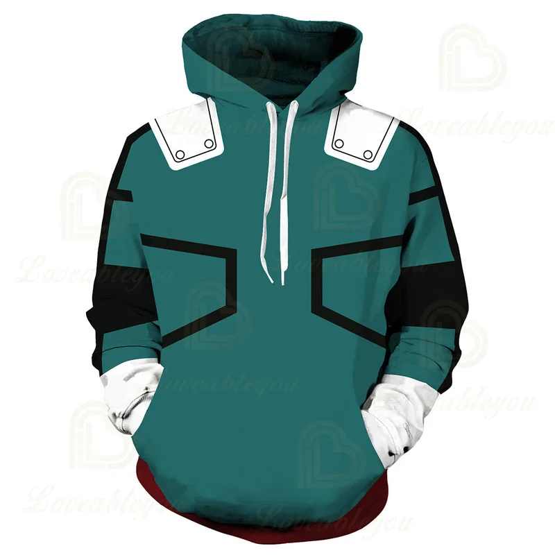 Костюм для косплея Аниме Boku No My Hero академия толстовки свитшоты Bakugou Todoroki Shoto