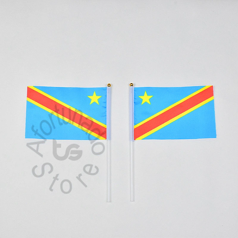 Dr Congo, флаг, флаг,, 14*21 см, ручной развевающийся Национальный флаг для домашнего декора, баннер