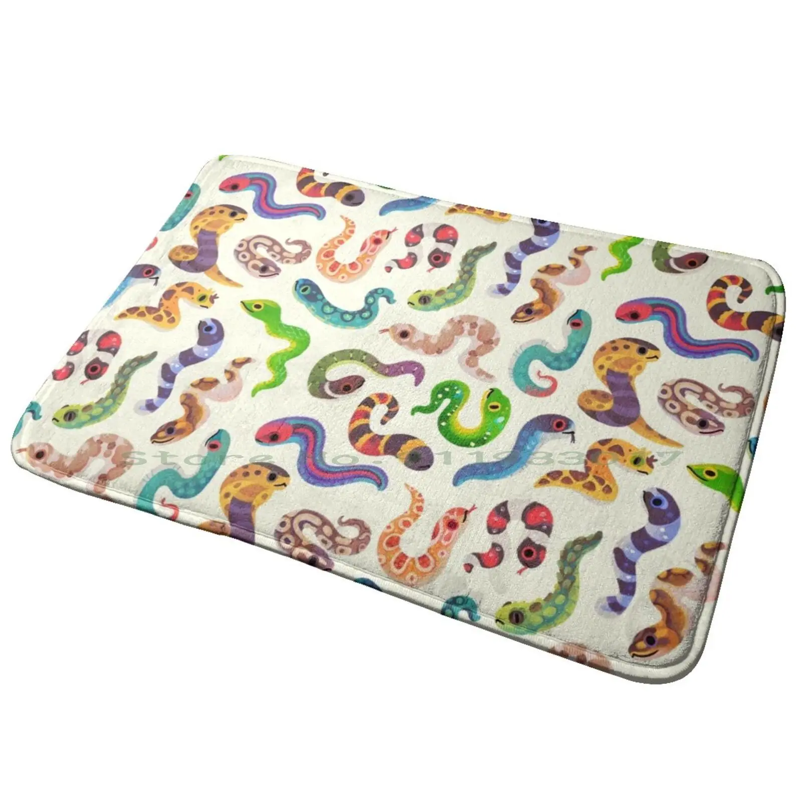 

Serpent Day-Bright Entrance Door Mat Bath Mat Rug Face Mask Masks Facemask Jack Flag English England Little United Kingdom