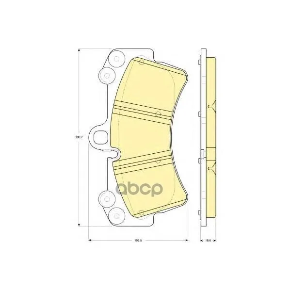 Колодки Тормозные Audi Q7/Volkswagen Touareg/Porsche Cayenne 02 R18 Передние Girling 6115489 Girling арт. 6115489