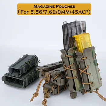 

FMA Tactical Rifle Magazine Pouch For 45 5.56 7.62 9MM Mag Carrier Belt Fastmag Airsoft Tactical Mag Pouch