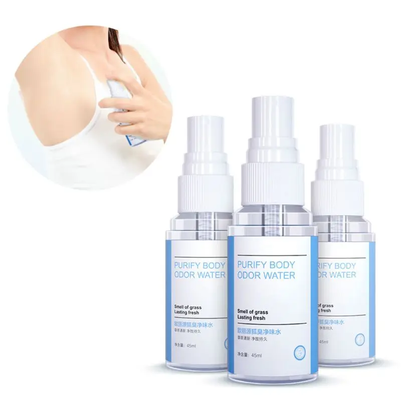 45 мл для женщин и мужчин, Очищающий запах для тела, спрей для воды, стойкий освежающий антиперспирант, средство для удаления пота в подмышках, дезодорант, духи Q0KD