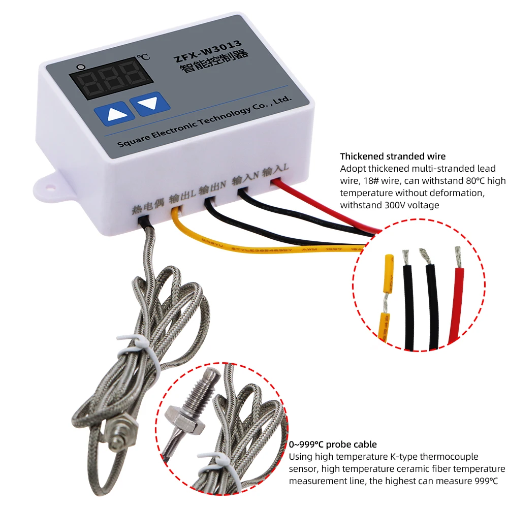 ZFX-W3013 K-type Thermocouple High Temperature AC 220V