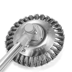 6 Polegada gramado bush fio aparador cabeça portátil grama comedor cortador de grama aparar roda redonda rebarba removedor jardinagem suprimentos