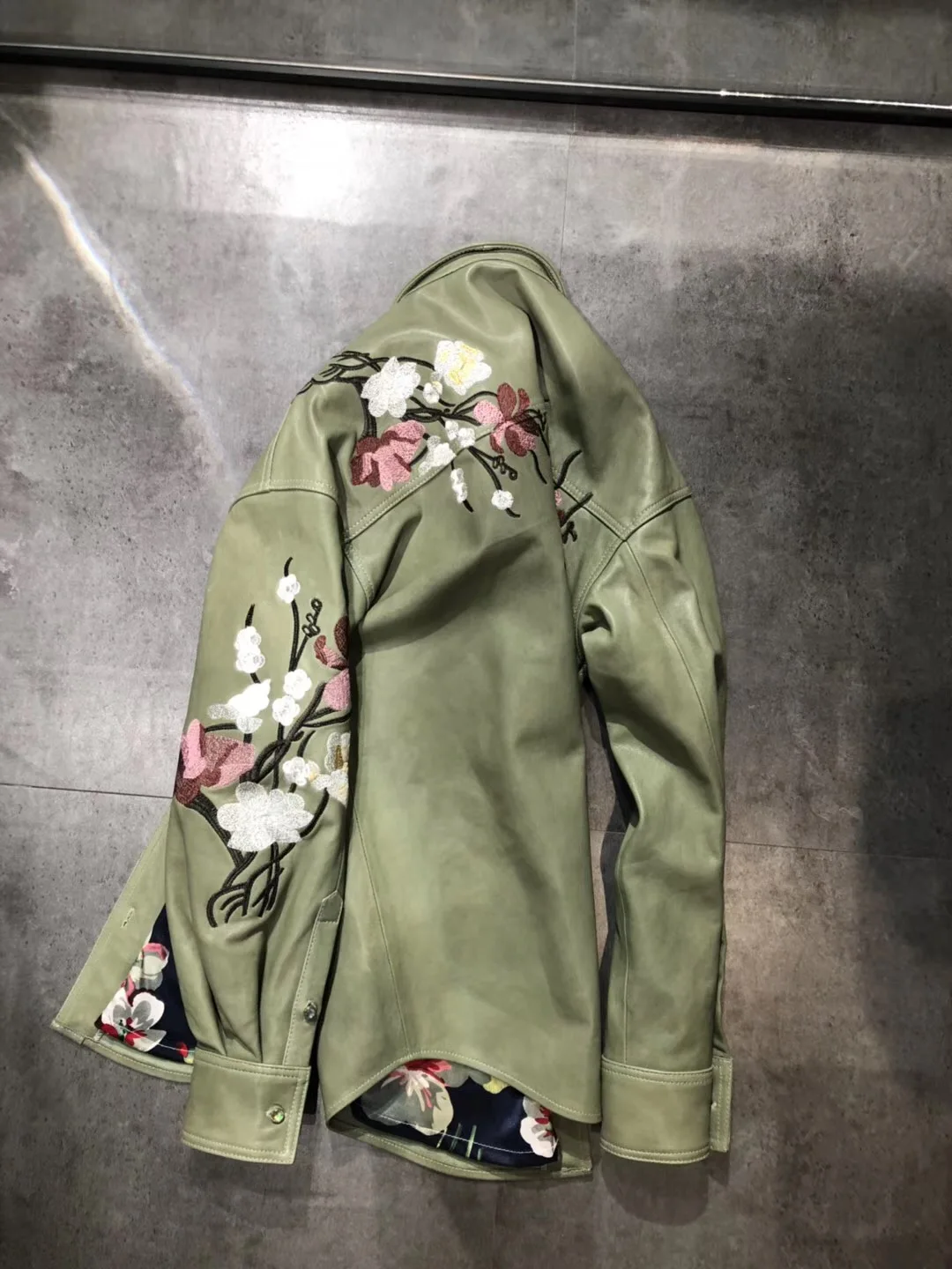 Leather jacket women oversize real sheepskin leather coat winter and autumn coats and jackets women