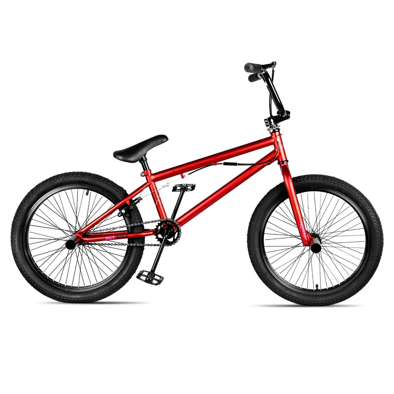 20 inch BMX bike steel frame Children performing BMX freestyle show street corner extreme stunt rear brake mountain bike