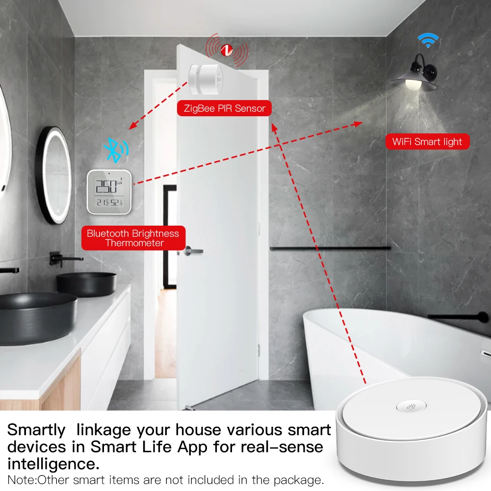 moes inteligente gateway zigbee wifi bluetooth malha hub trabalhar com tuya inteligente app controle de voz via alexa casa do google