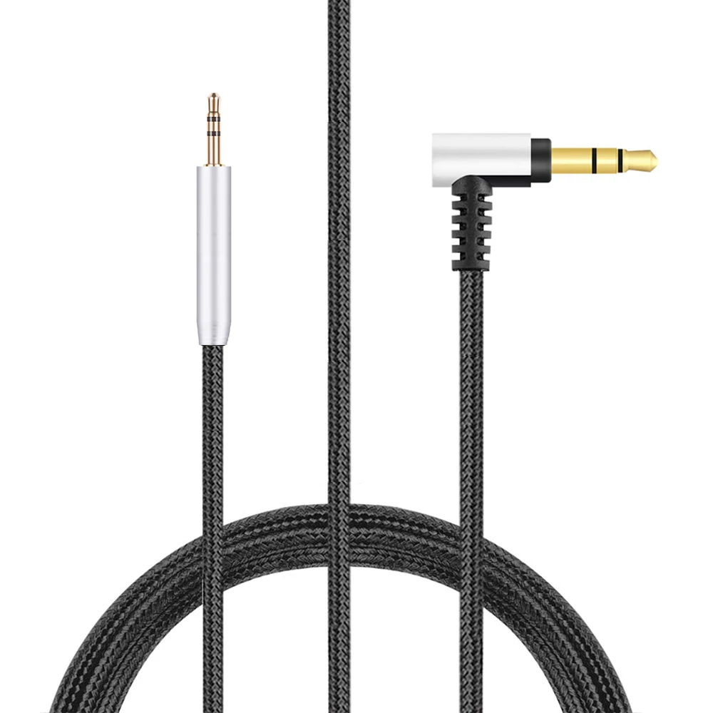 OFC Replacement Braided Cable Extension Cord for Creative Aurvana Live! Live!2 Live 1 2 Platinum Gold Hitz WP380 Headphones