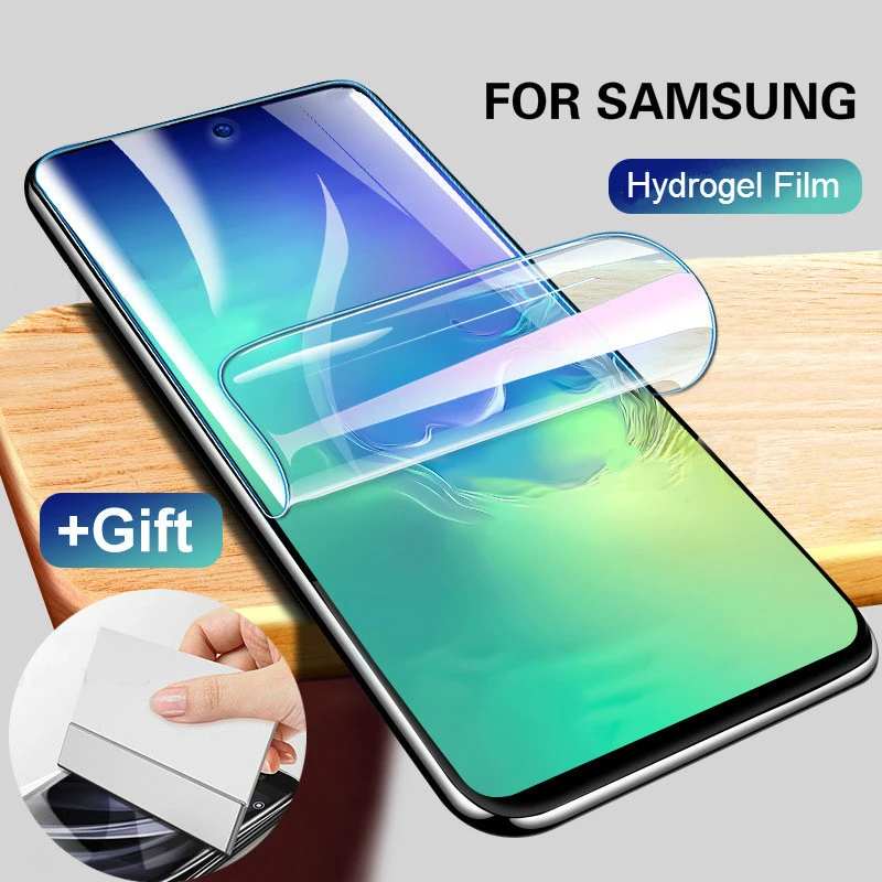Мягкая Гидрогелевая пленка для Samsung Galaxy S20 ультратонкая защитная на весь экран Plus
