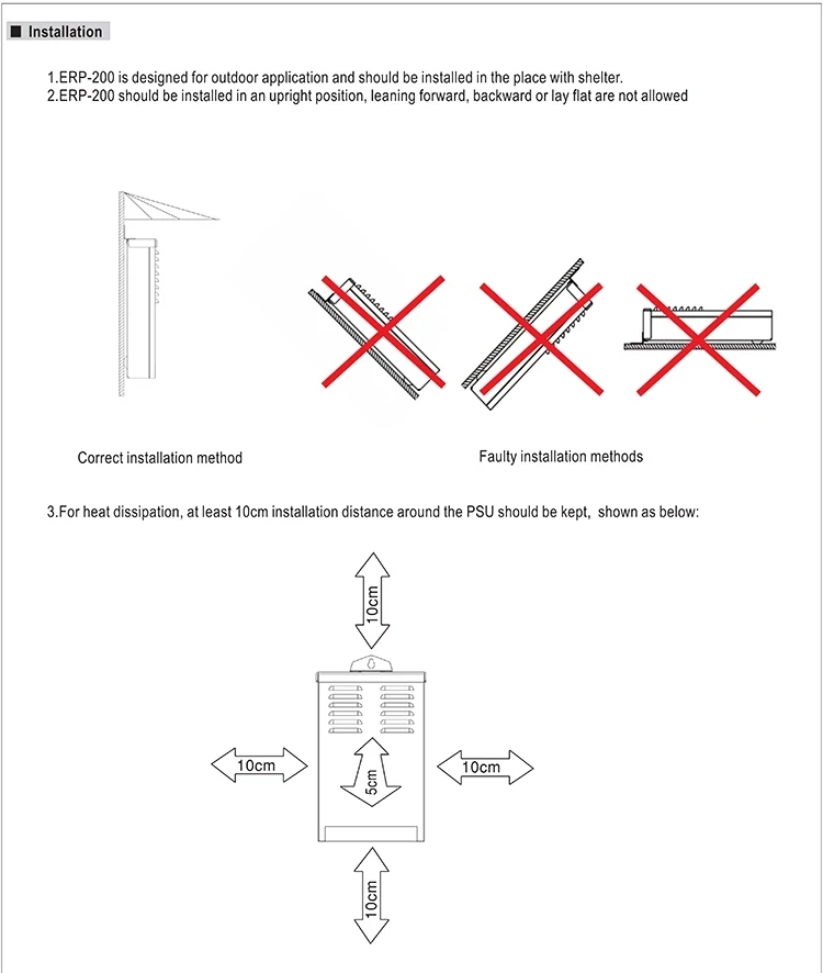 Бренд MEAN WELL представляет ERP-200-24 200W 8.33A 24V дождь доказательство светодиодный Питание 220VAC до 24 В постоянного тока