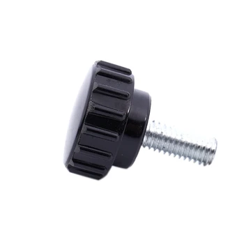 

New 10pcs 6x15mm Male Threaded 22mm Dia Plastic Thumb Screw Knurled Knob