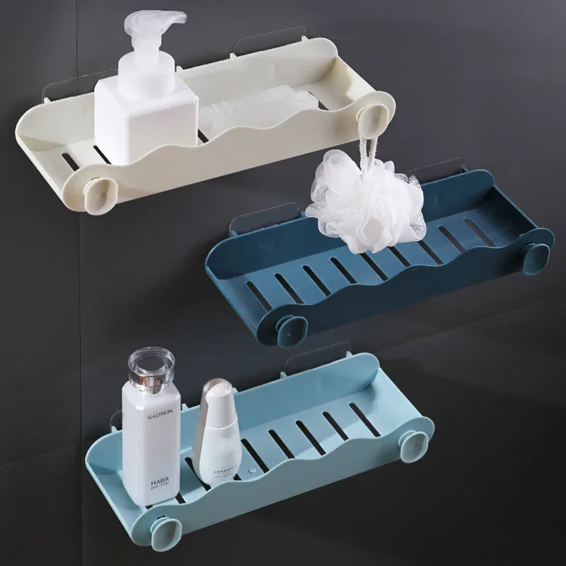 

Elegant Bathroom S helves Storage Shampoo Holder Kitchen Storage Rack Organizer Wall Shelf Bathroom Holder Shelf Shelves Snap Up