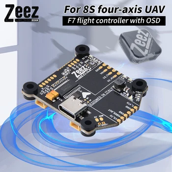 

IN STOCK ZEEZ F7 Flight Controller Built-in 8S 5V BEC 3A MPU6000 128MB Flash OSD Chip Onboard for FPV RC Racing Drone parts