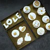 Nordic Metal Storage Tray, Retro Gold, Square, Fruit Cake Plate, Rectangle Jewelry Display Trays, Vintage Organizer Plates, 6