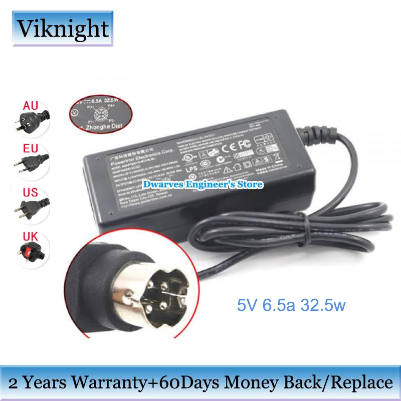 Genuine 5v 6 5a Acp70 Pec Ac Power Adapter Acp075eu Pa1065 050t2b650 For Dell D3000 Xps Docking Station Acp075eu Acp70 Charger Laptop Adapter Aliexpress