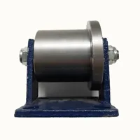 Rail V/T/H/Type Heavy Single-sided Pulley Cast Steel Thickened Angle Iron Square Light Rail Train Guideway Grooving Wheel 1