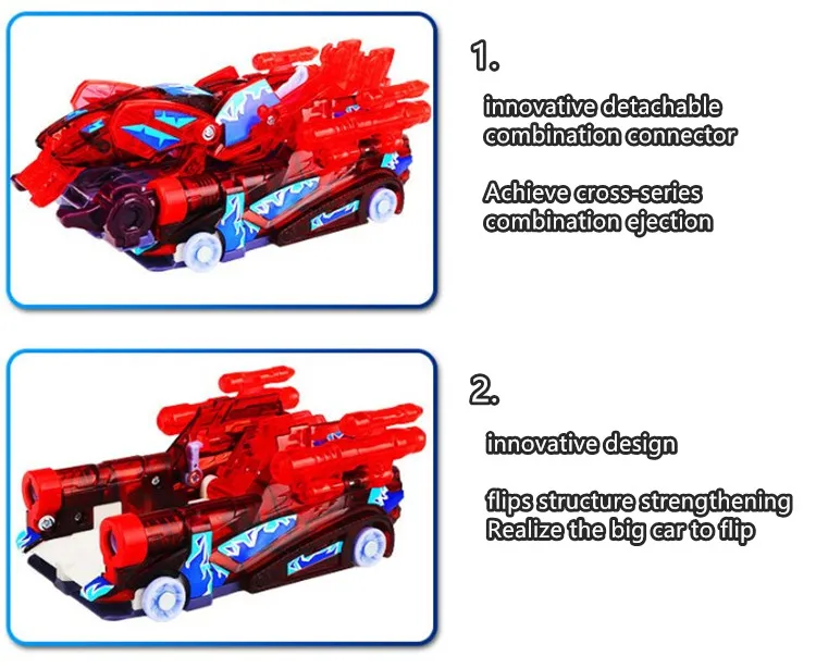 Wild screechers скорость взрыва деформации автомобиля фигурки 360 ° переворачивает захват вафли трансформации автомобиля для детей игрушки