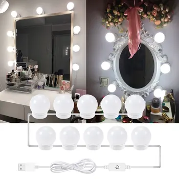 

Bulbs Home Decor 2pcs/ 6pcs/ 10pcs/ 14pcs Light 1set Makeup Mirror Light Bulbs Dimmable Hollywood Vanity Mirror Led Bulb DC12V