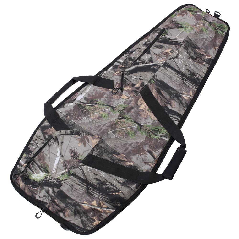 Maple Leaf Camo 40/44/48/52 Inch Soft Scoped Rifle Cases Tactical Shotgun Gun Bags Hunting Shooting Bag Airsoft Holster Pouch 5