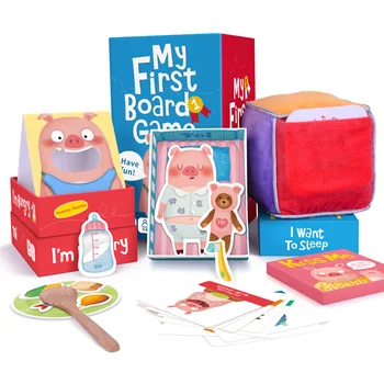 

Toi My First Set of Board Games Educational Toys Desktop Games Parent-Child Interaction Children's Toys Boys and Girls