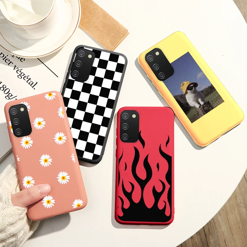 Чехол для телефона Ocean Wave Samsung Galaxy A02s a02s чехол с милым котом A 02 S пламенем 6 5 дюйма |