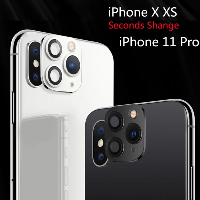 Роскошный Металлический стерео объектив для iPhone 11 Pro MAX, титановый сплав, крышка для объектива камеры для iPhone X XS MAX XR, крышка для объектива