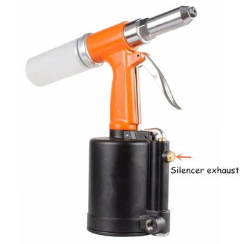 

Industrial Light Weight Hydraulics Type Riveter Pneumatic Nail Riveting Tool Orange Black ALI88
