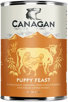 

CANAGAN CANAGAN GRAIN FREE PUPPY FEAST for puppies with chicken and beef 400g