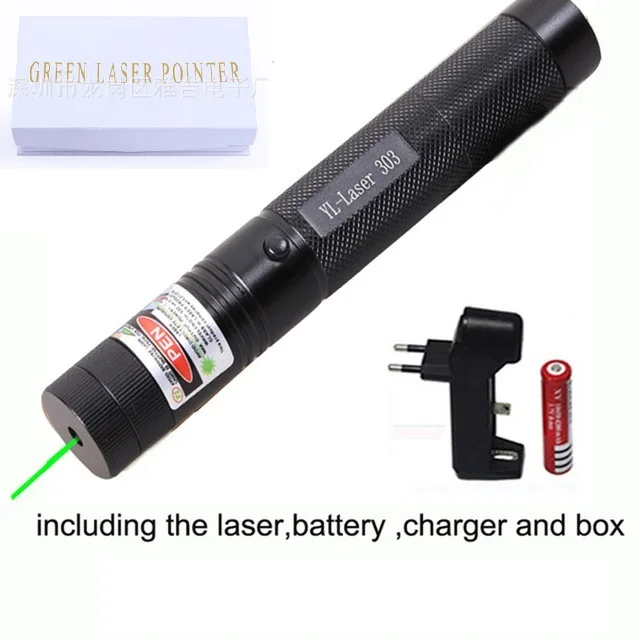 Высокомощный охотничий 532нм 5 мВт зеленый лазерный прицел 303 указка устройство Регулируемый фокус лазер лазерная ручка головка горящая спичка