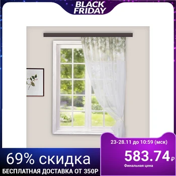 

Curtain for kitchen 140x160 cm, color green