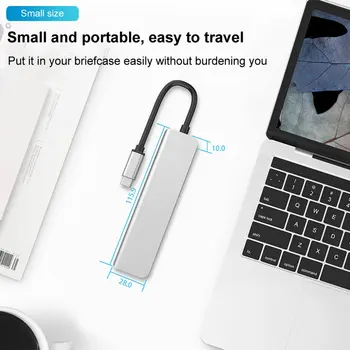 

Six-in-one Type-c To HDMI Docking Station Fast Charging 87W Notebook Multi-function Docking Station USB Hub