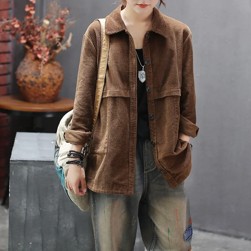 Corduroy Blouse Image 7