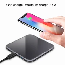 15 Вт QI Беспроводное быстрое зарядное устройство USB Tpye C Быстрая зарядка мобильного телефона зарядное устройство для iPhone samsung S9 Xiaomi