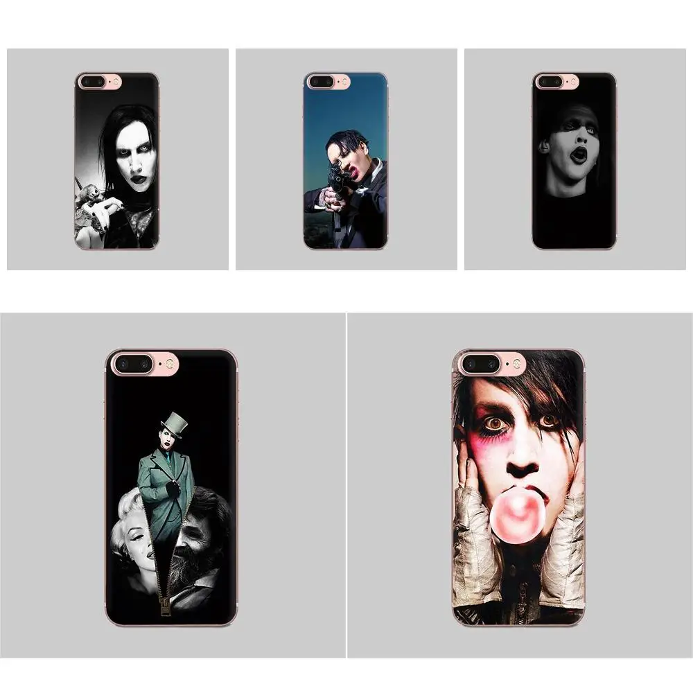 Marilyn Manson защитный чехол для HTC Desire 530 626 628 630 816 820 One A9 M7 M8 M9 M10 E9 U11 U12 Life Plus | Мобильные