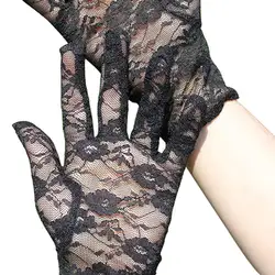 Droppshiping Защита от солнца кружевные аксессуары полые перчатки противоскользящие перчатки с ажурным узором d88