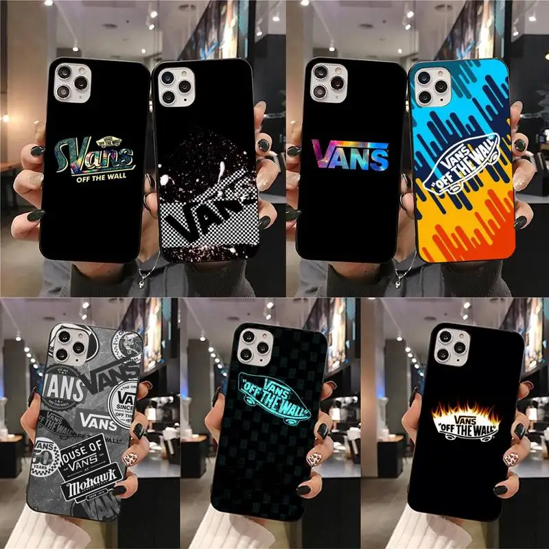 Luxury design VANS THE WALL Phone Case Rubber for iPhone 12 pro max mini 11 pro XS MAX 8 7 6 6S Plus X 5S SE 2020 XR - buy