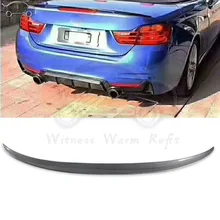 Для BMW F33 трансформер 2 двери углеродного волокна задний спойлер крыло 420i 428i комплект кузова автомобиля