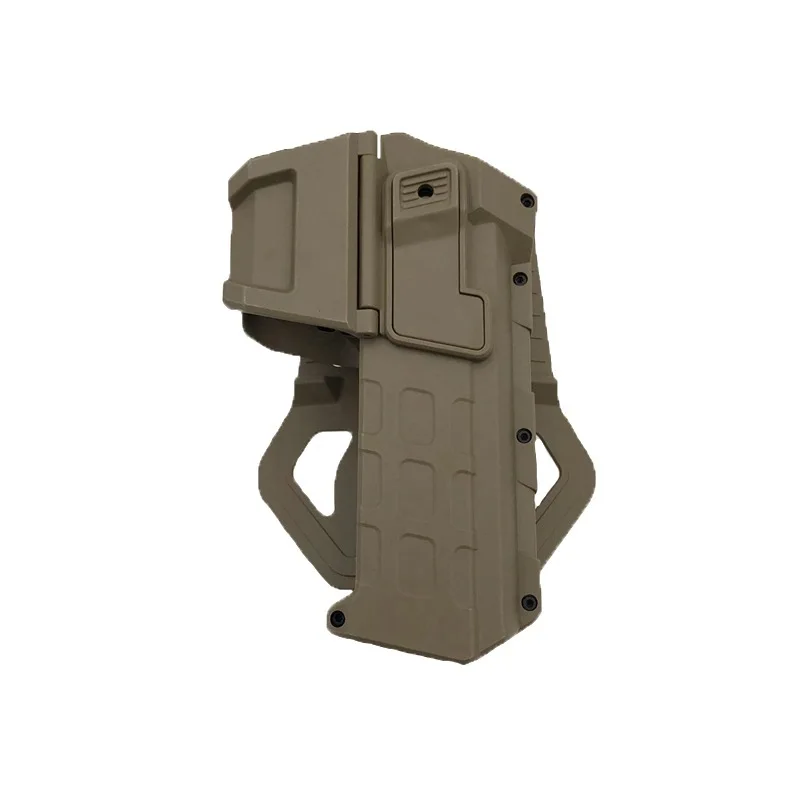 

Tactical Movable Pistol Holsters for G17 G18 with Flashlight or Laser Mounted Glock Series Right Hand Waist Gun Holster