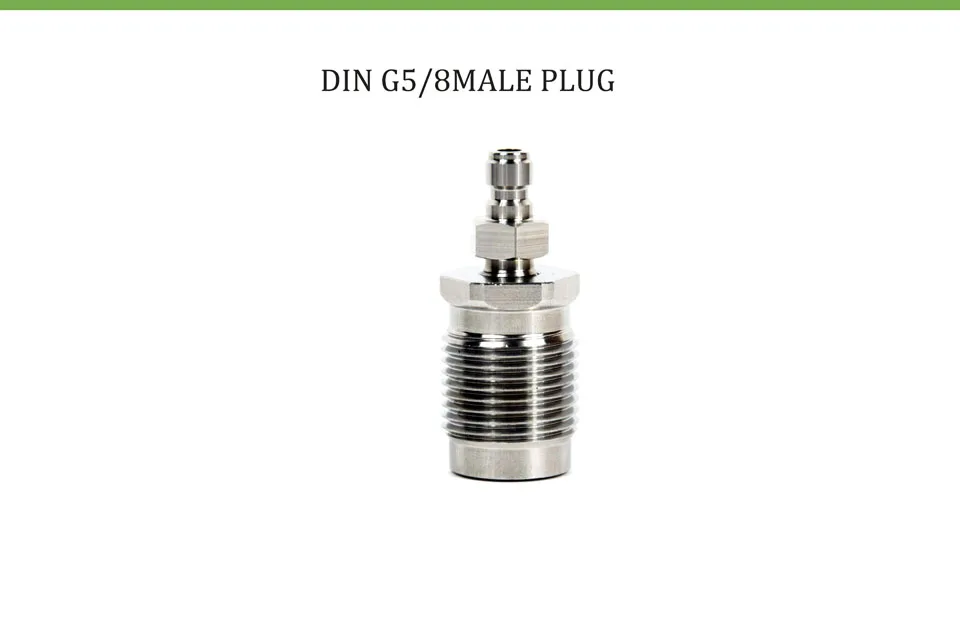 DIN300 адаптер для подводного плавания клапаны из нержавеющей стали G5/8 Male