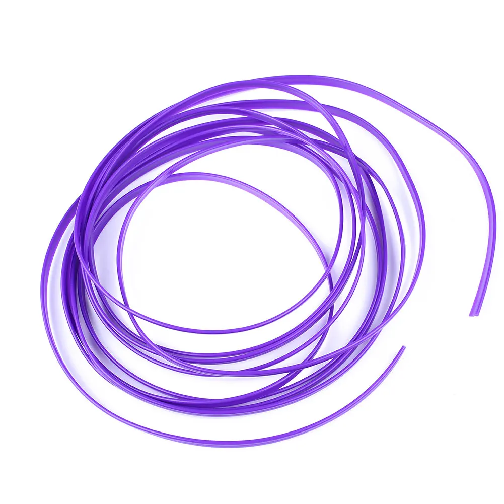 Purple 5 м Автомобильный Автомобиль DIY гибкая внутренняя отделка формовочная отделка полоски универсальные - Название цвета: Purple