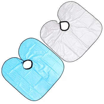 

2pcs Short Hairdressing Apron Hair Treatment Shawls for Teens Ladies Men