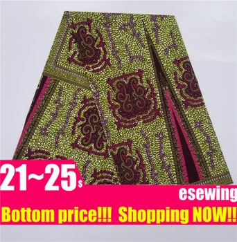 

Nigerian Lace Fabrics African Cotton Print Ankara High Quality veritable Wax 2019 pagne africain Ankara wax veritable