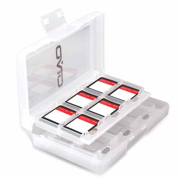 

Storage Box Cover Organizer Practical 24 Bit Game Card Case Protective Holder Plastic Compact Convenient Switch