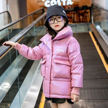 

Kids down Jacket Tollder girls&boys clothes Winter long overcoat 90%Down10%Feather girls coats Thicken snowsuit Water proof