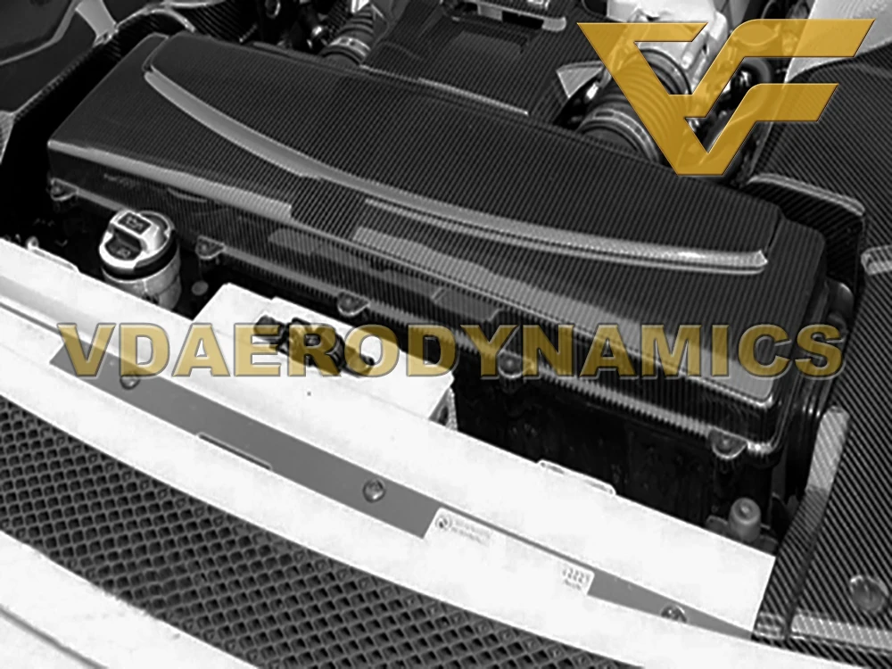 Подходит для 07-15 Audi R8 V8 V10 VAD карбоновый корпус Впускной рамы двигателя и средняя прямая сменная крышка рамы