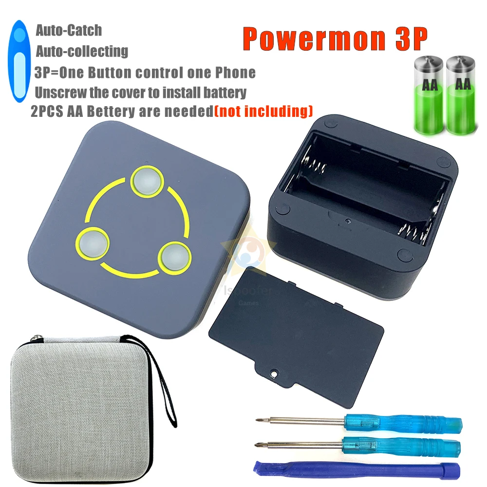 1P 2P 3P Bluetooth устройство для Android IOS Phone Powermon Go Plus новый цвет Открутите крышку