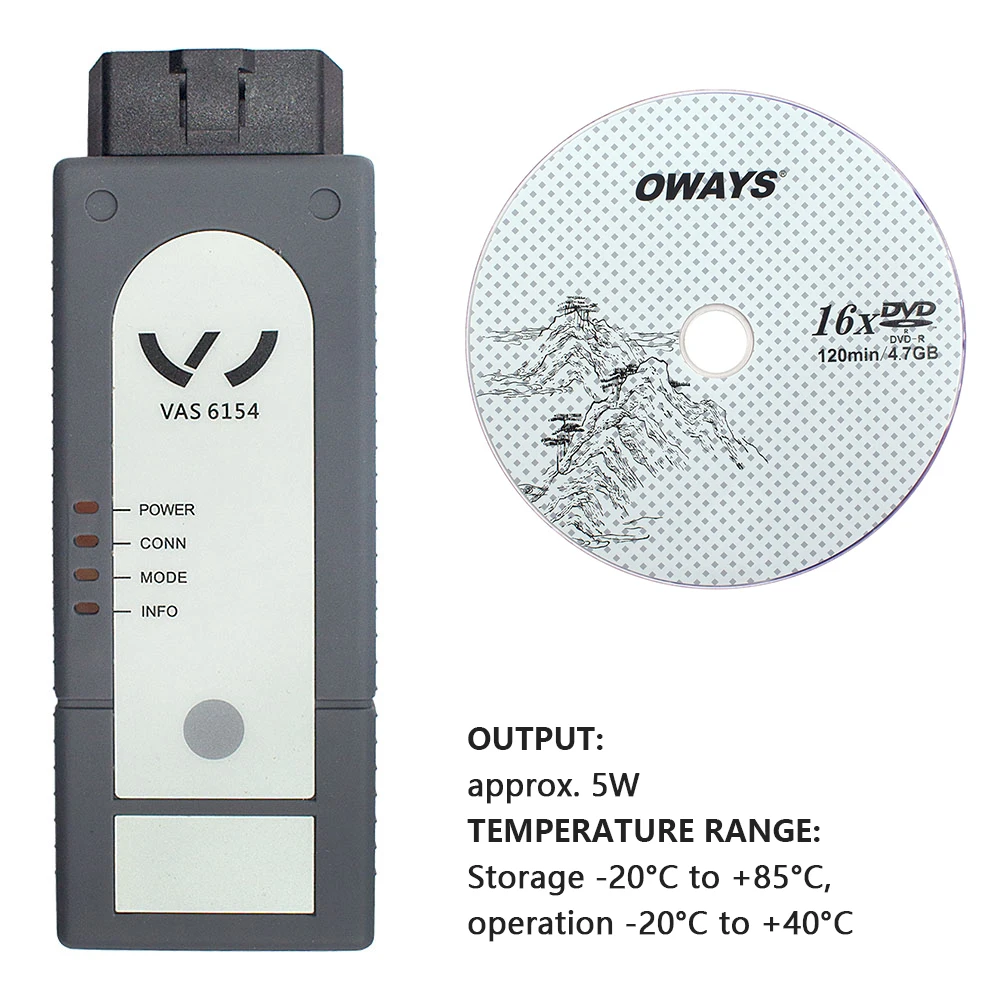 PROD 1005002858371973 VAS6154 V166 VAG DIagnostic Scanner VAS 6154 Wifi
Full Chip OBD2 Code Scan and Programming Tool Firmware version 1.6.6.0