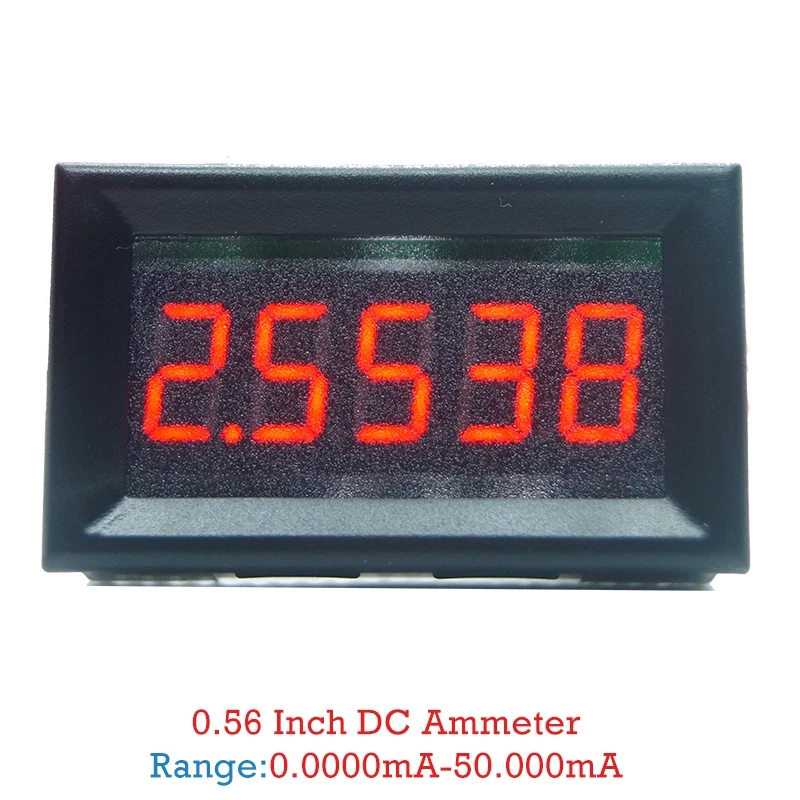0,56 дюйма Led 5 бит высокая точность цифровой АММ этер панель Измеритель Тока Тестер детектор