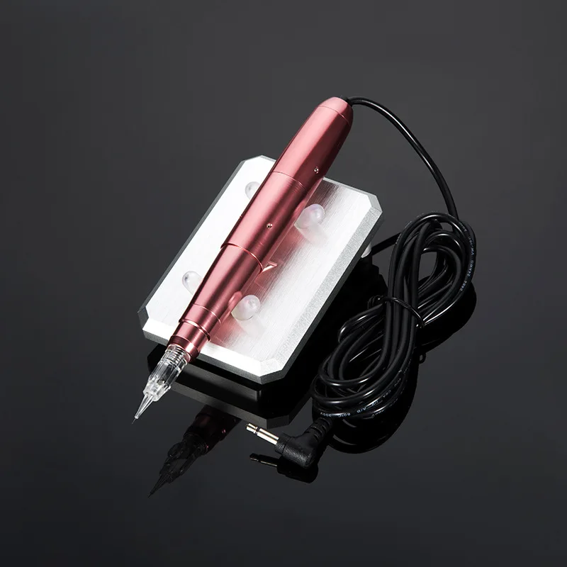 Ротационная тату машинка caneta dermografo rose ручка для перманентного макияжа бровей